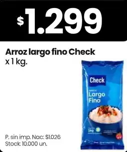 Changomas Check arroz largo fino oferta
