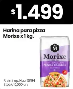 Changomas Morixe harina para pizza oferta