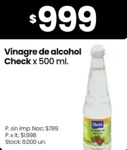 Changomas Check vinagre de alcohol oferta