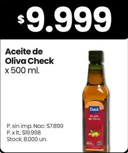 Changomas Check aceite de oliva oferta