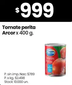 Changomas Arcor tomate perita oferta