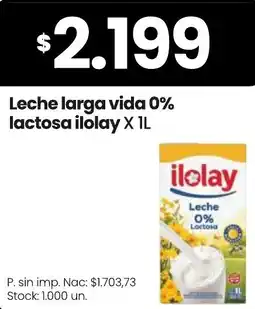 Changomas ilolay leche 0% lactosa oferta