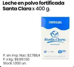 Changomas Santa clara leche en polvo fortificada oferta