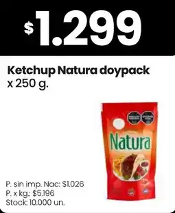 Changomas Natura ketchup oferta