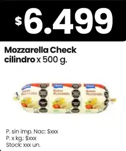 Changomas Check mozzarella cilindro oferta