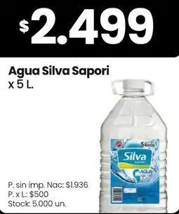 Changomas Silva agua sapori oferta