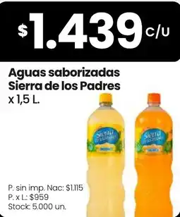 Changomas Sierra de los padres aguas saborizadas oferta