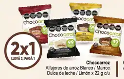 Changomas Chocoarroz Alfajores de arroz Blanco / Marroc Dulce de leche / Limón oferta