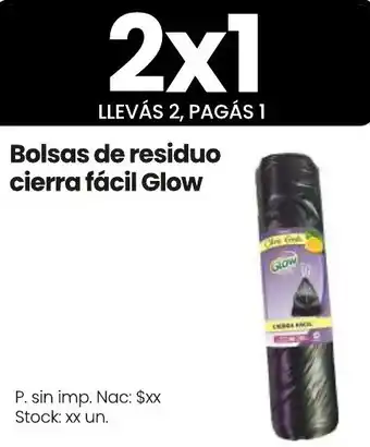 Changomas Glow bolsas de residuo cierra fácil oferta