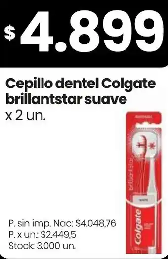 Changomas Colgate brillantstar suave cepillo dental oferta