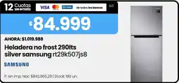 Changomas Samsung heladera no frost 290lts silver oferta