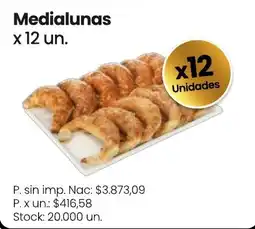 Changomas Medialunas oferta