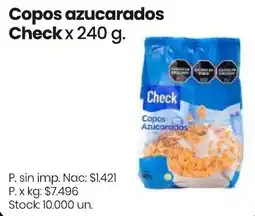 Changomas Check copos azucarados oferta