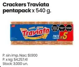 Changomas Traviata crackers oferta