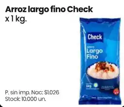 Changomas Check arroz largo fino oferta