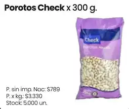 Changomas Check porotos alubia oferta