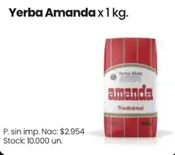 Changomas Yerba amanda oferta
