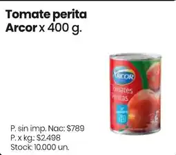 Changomas Arcor tomate perita oferta