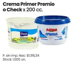 Changomas Check crema oferta