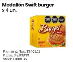 Changomas Swift medallón burger oferta