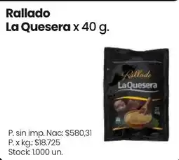 Changomas La Quesera rallado oferta