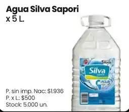 Changomas Silva agua sabori oferta