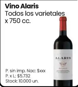 Changomas Vino Alaris oferta