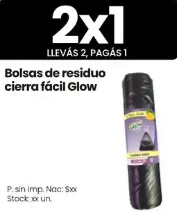 Changomas Glow bolsas de residuo cierra fácil oferta