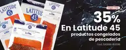Coto En latitude 45 productos congelados de pescadería oferta