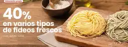 Coto En varios tipos de fideos frescos oferta