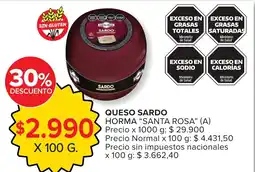 Carrefour Sardo queso sardo oferta