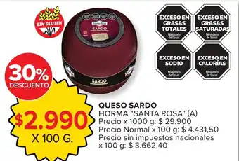 Carrefour Sardo queso sardo oferta