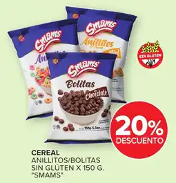 Carrefour Smams cereal/anillitos/bolitas oferta