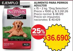 Carrefour Dog selection alimentos para perros adultos oferta