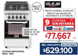 Carrefour Usman cocina industrial mod. win oferta
