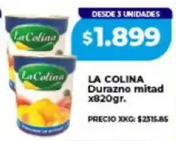 Supermayorista Vital La colina durazno mitad oferta