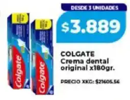 Supermayorista Vital Colgate crema dental original oferta