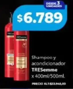 Supermayorista Vital TRESsemme shampoo y acondicionador oferta