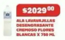 Atlas Hipermayorista Ala lavavajillas desenorasante cremoso flores blancas oferta