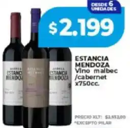 Supermayorista Vital Estanc estanca vino malbec mendoza /cabernet oferta