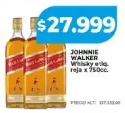 Supermayorista Vital Johnnie walker whisky etiq. roja oferta
