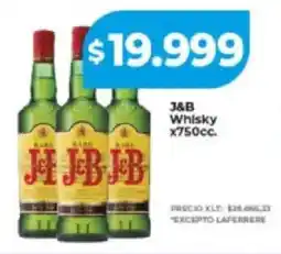 Supermayorista Vital J&B whisky oferta