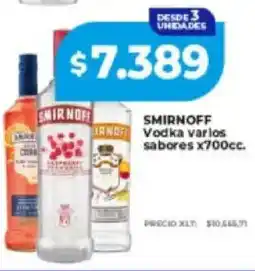 Supermayorista Vital Smirnoff vodka varlos sabores oferta