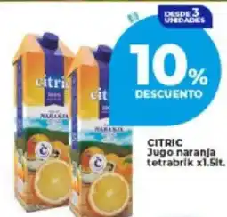 Supermayorista Vital Citric jugo naranja tetrabrik oferta