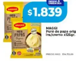 Supermayorista Vital Maggi puré de papa orig ins/cremo oferta