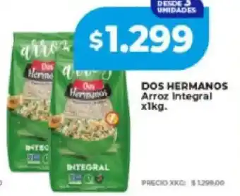 Supermayorista Vital Dos hermanos arroz integral oferta