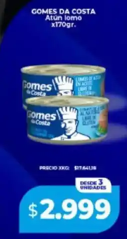 Supermayorista Vital Gomes da costa atún lomo oferta