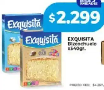 Supermayorista Vital Exquisita bizcochuelo oferta