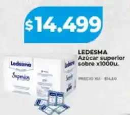 Supermayorista Vital Ledesma azúcar superior sobre oferta