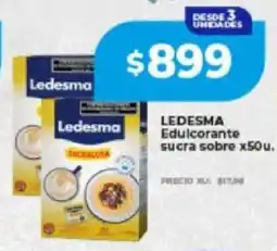 Supermayorista Vital Ledesma edulcorante sucra sobre oferta
